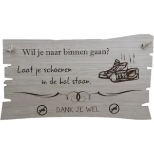 schoenen in de hal