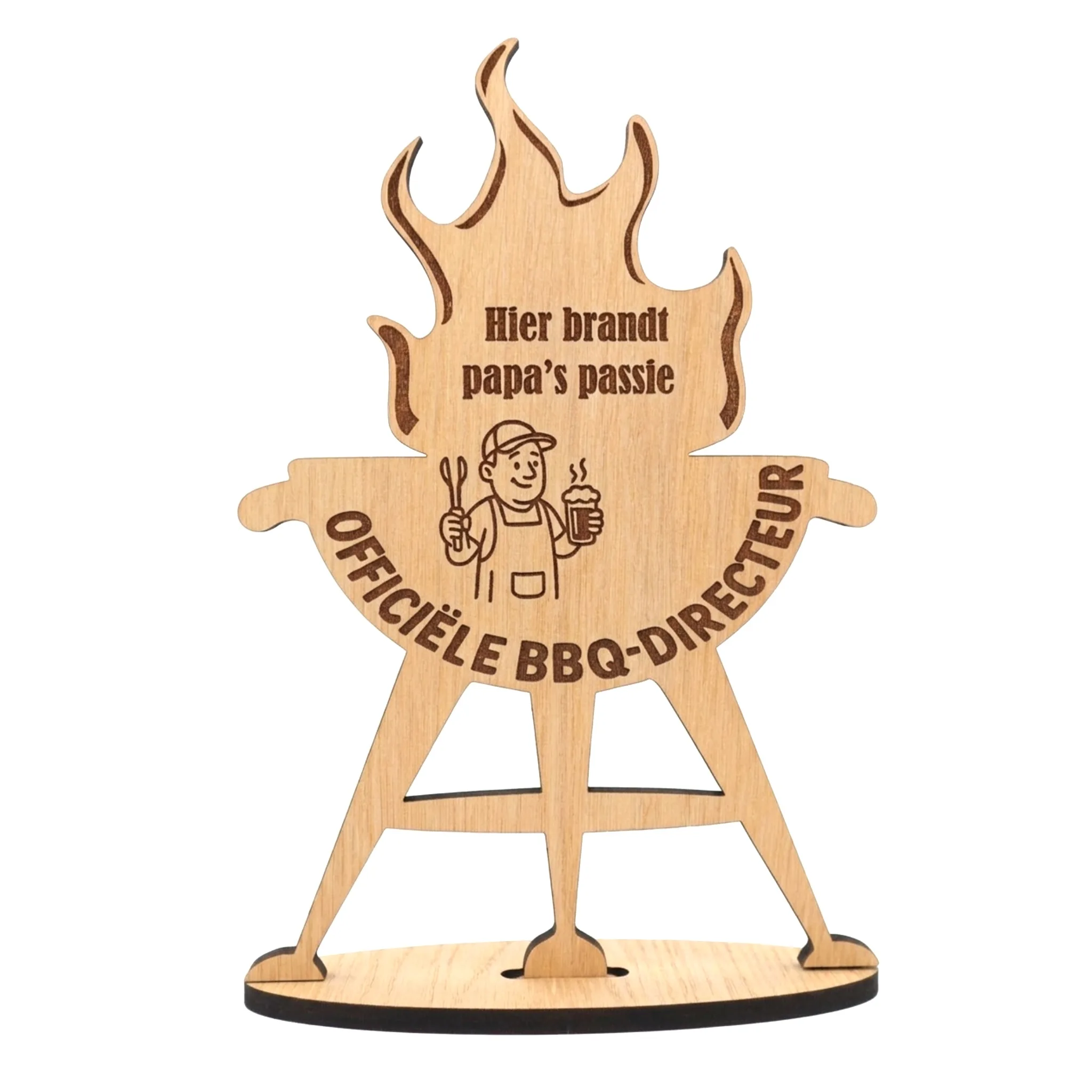 houten bbq decoratie papa cadeau Vaderdag